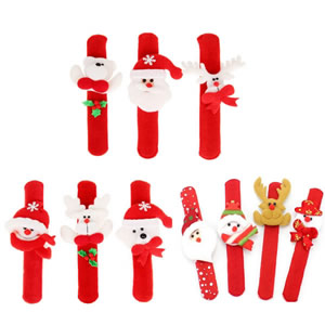 Assorted Christmas Slap Bracelets Gift