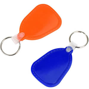 Plastic PVC Keychain Key Tag