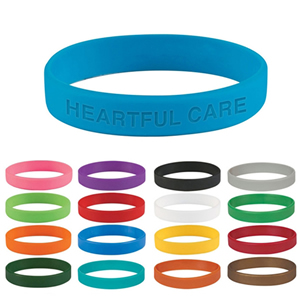 1/2 Silicone Wristband